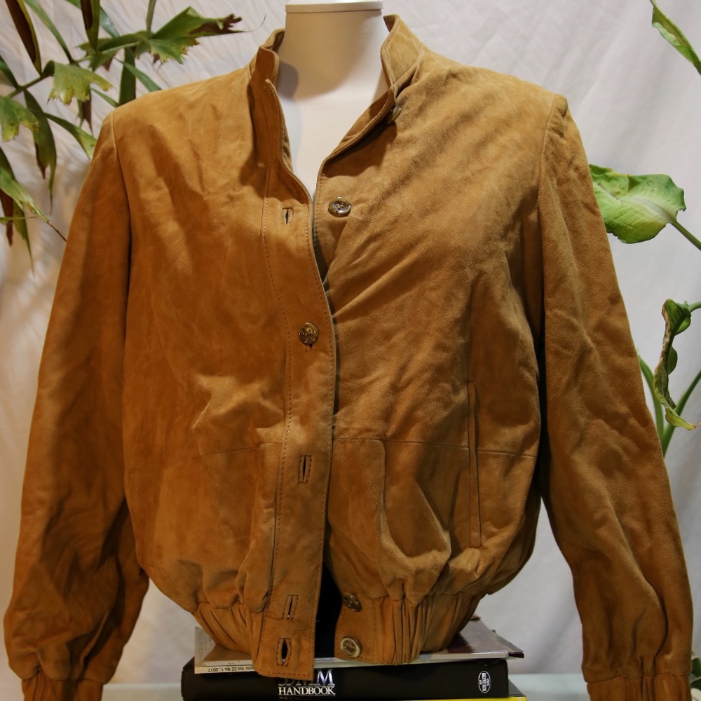 Vintage Brown Sued Jacket
